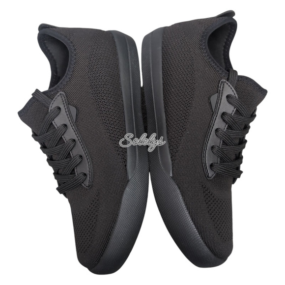 Vessi Weekend Mens 7 Womens 8 Space Black Waterproof Dyma-Tex Knit Sneaker - Picture 11 of 13